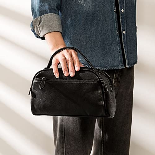 Genuine Leather Toiletry Bag | Travel Cosmetic Organizer