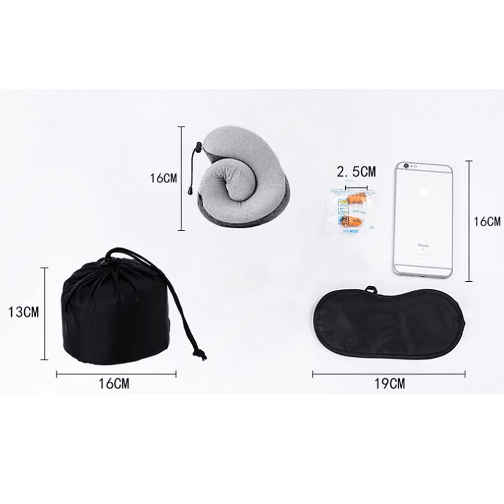 Memory Foam Travel Neck Pillow | Portable Cervical Support