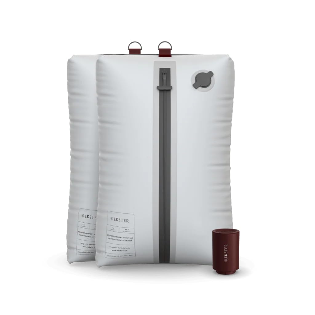 Vacuum Travel Compression Kit | Waterproof Packing Bags with USB-C Pump