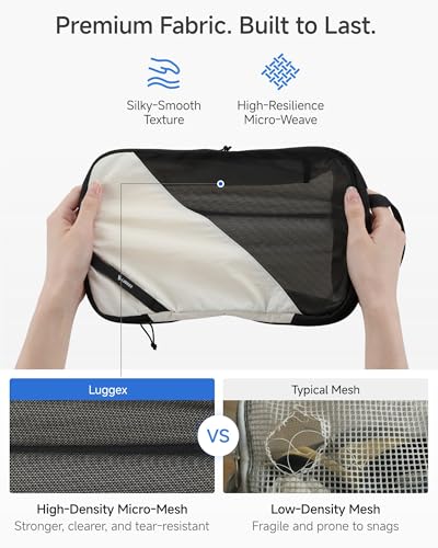 Underseat Carry-On Luggage & 6-Piece Packing Cube Set