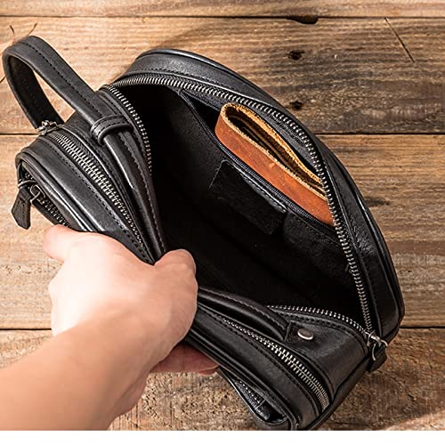 Genuine Leather Toiletry Bag | Travel Cosmetic Organizer