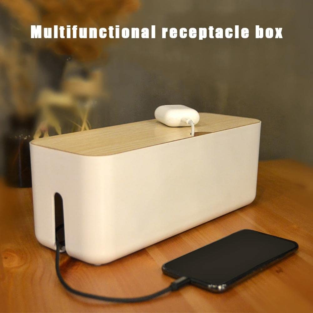 Cable Storage Box | Power Cord & Charger Organizer