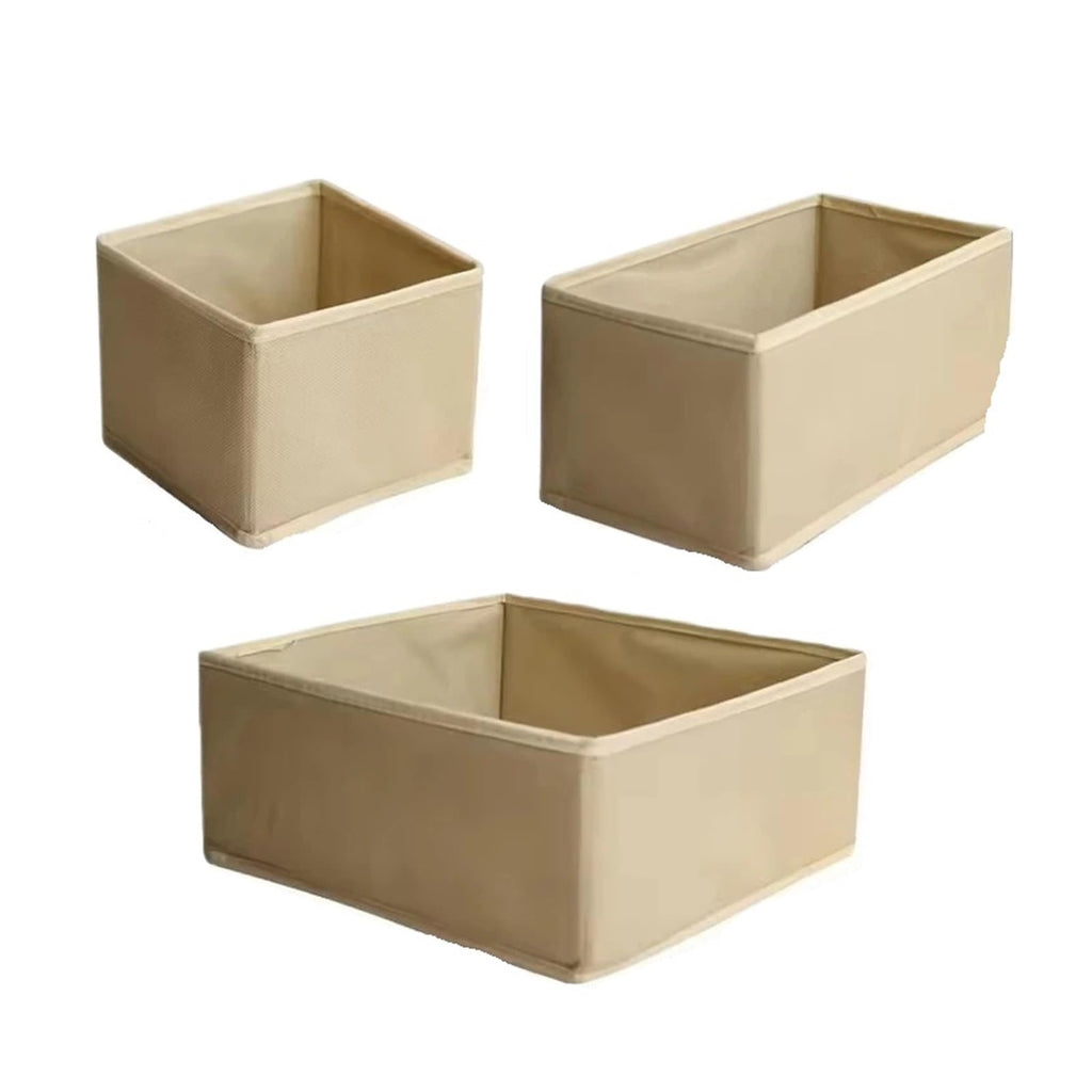 Fabric Drawer Organizer | Foldable Storage Bins for Socks & Underwear