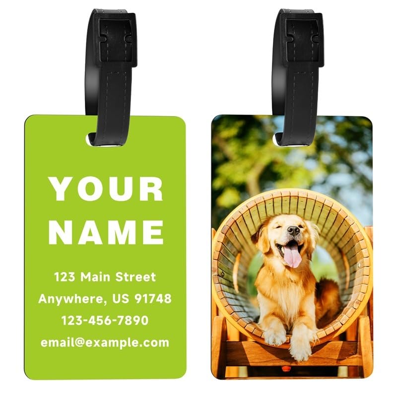 Personalized Luggage Tag | Custom Travel Bag Name Label