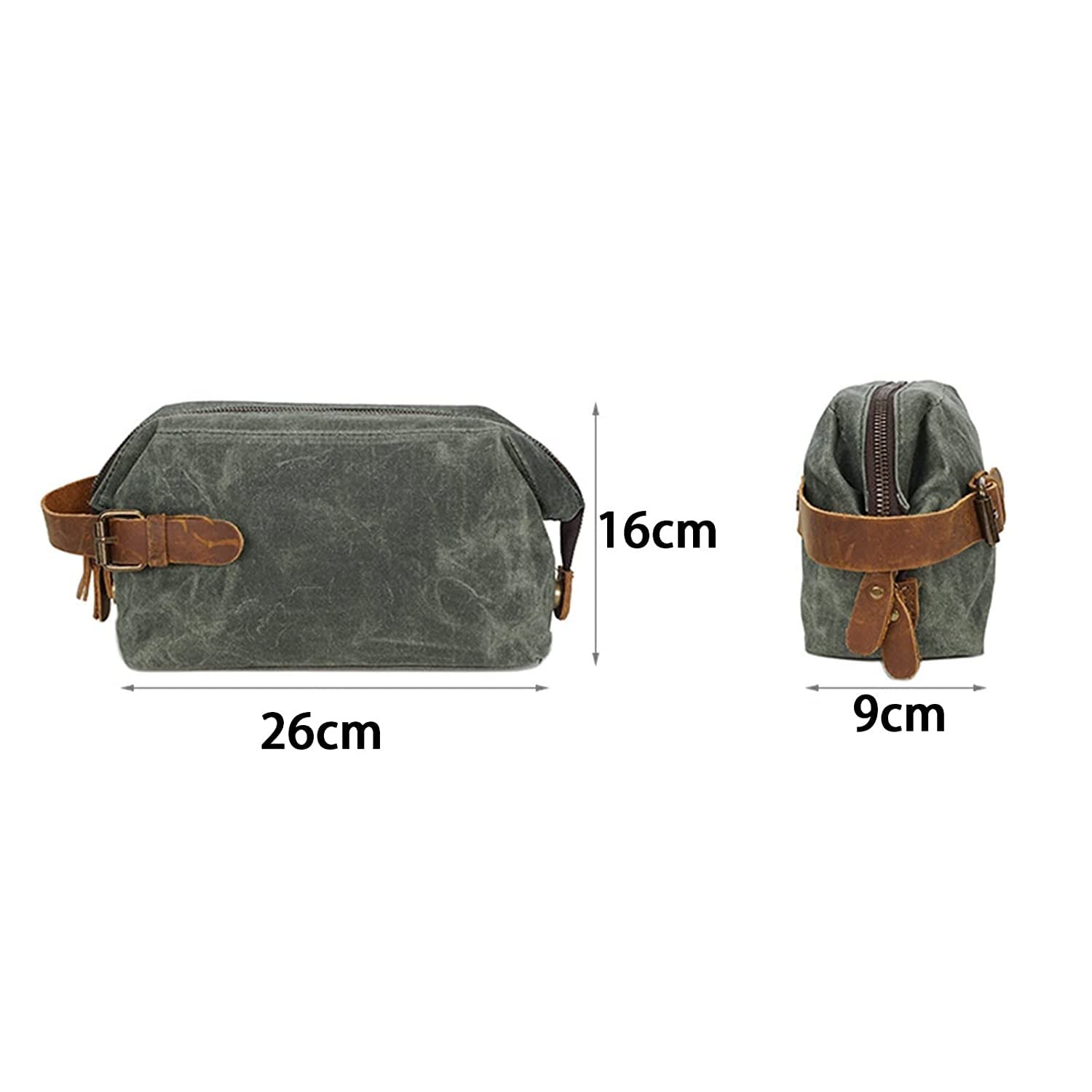 Large Hanging Toiletry Bag | Water-Resistant Canvas Travel Organizer