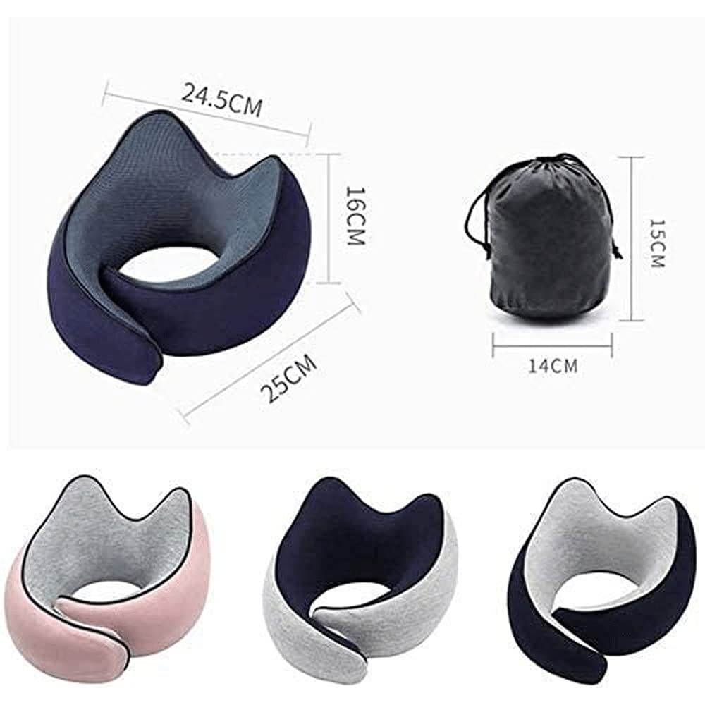 Adjustable Travel Neck Pillow | Foldable 360° Neck Support