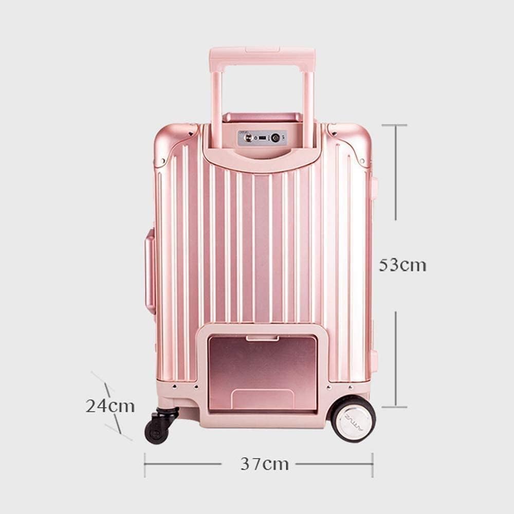 20-Inch Smart Remote Control Ride-On Carry-On Suitcase with USB Charging