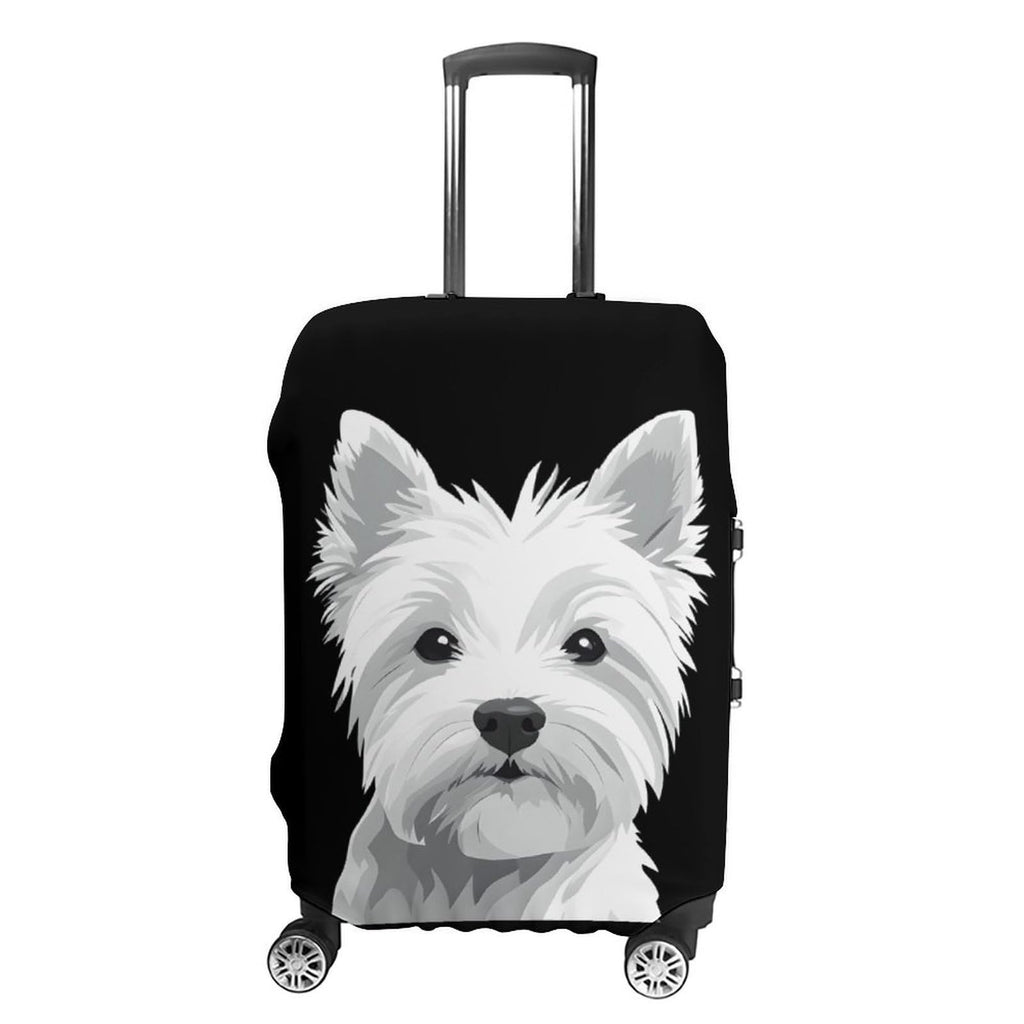 West Highland Terrier Luggage Cover | Elastic Suitcase Protector