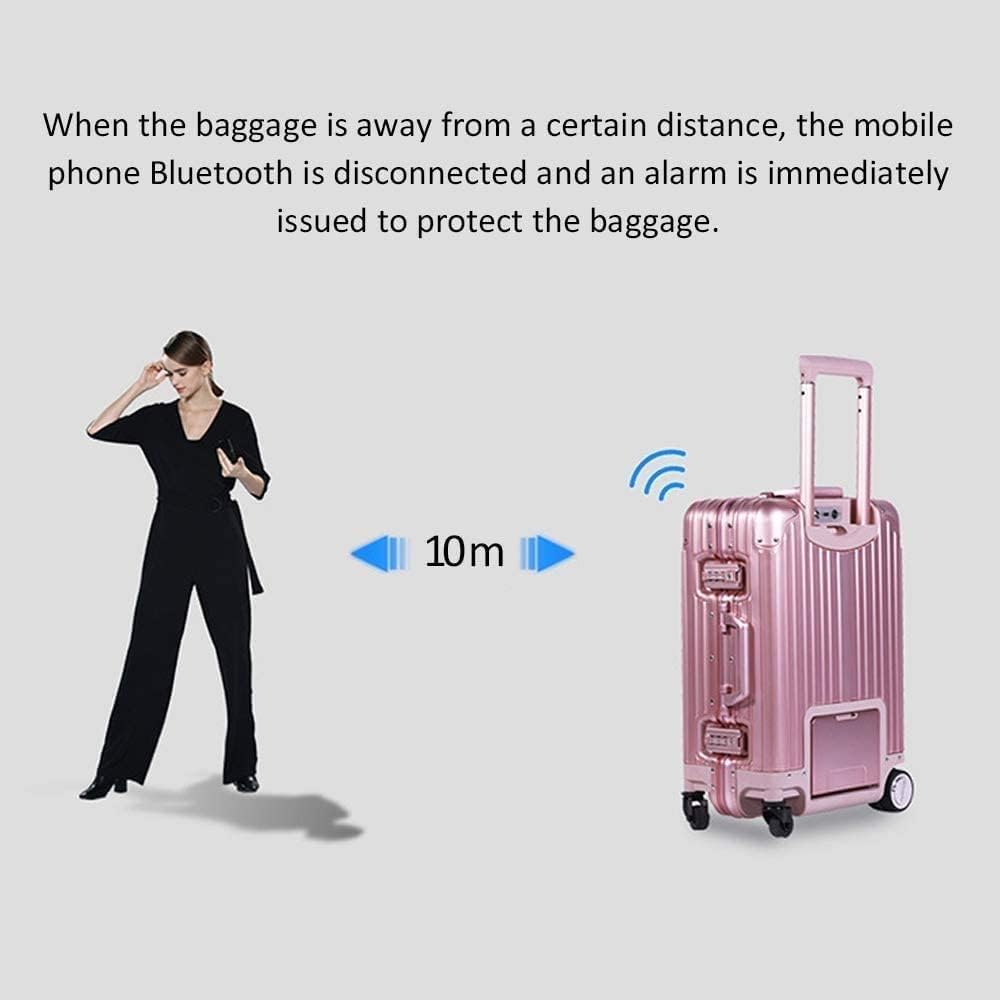 20-Inch Smart Remote Control Ride-On Carry-On Suitcase with USB Charging