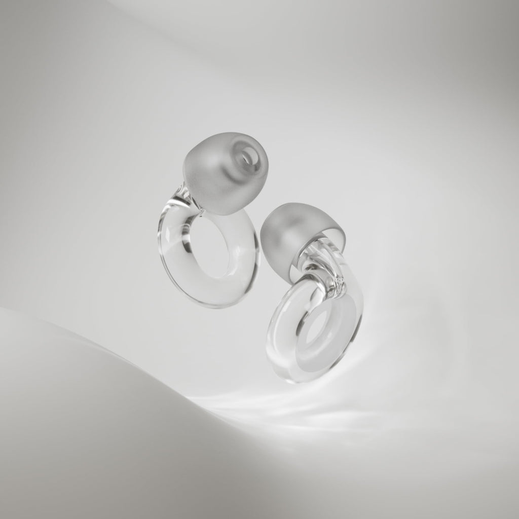 2 Ear Plugs - Everyday Noise Relief with Clear Speech