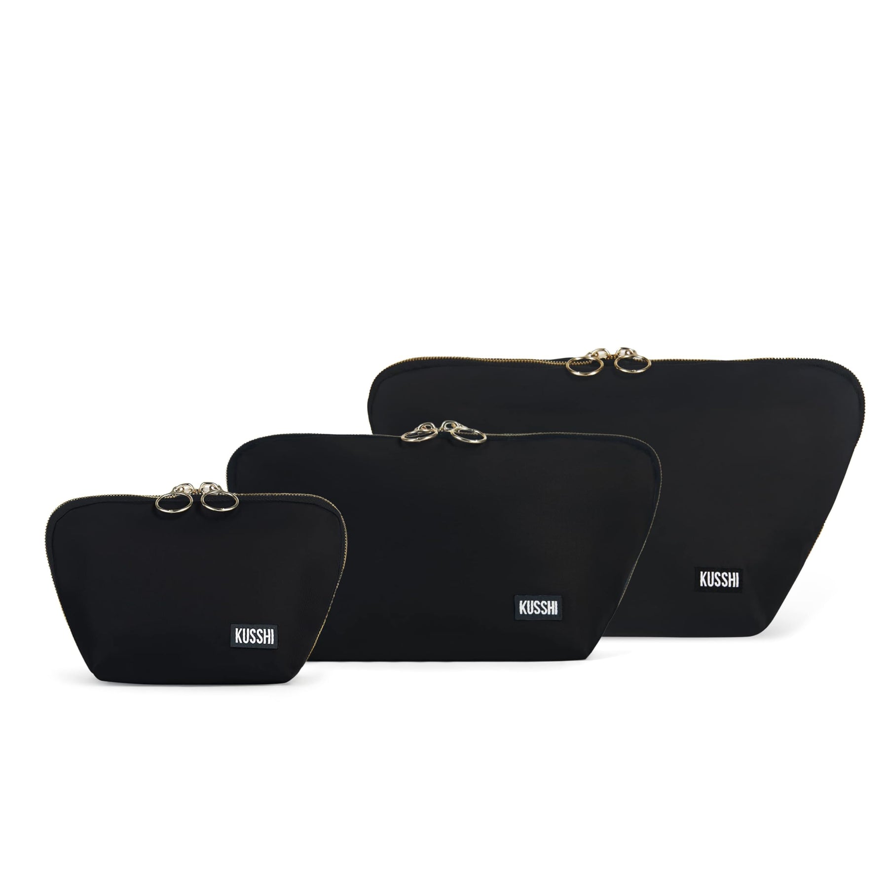 Washable Travel Makeup & Cosmetic Bag Set