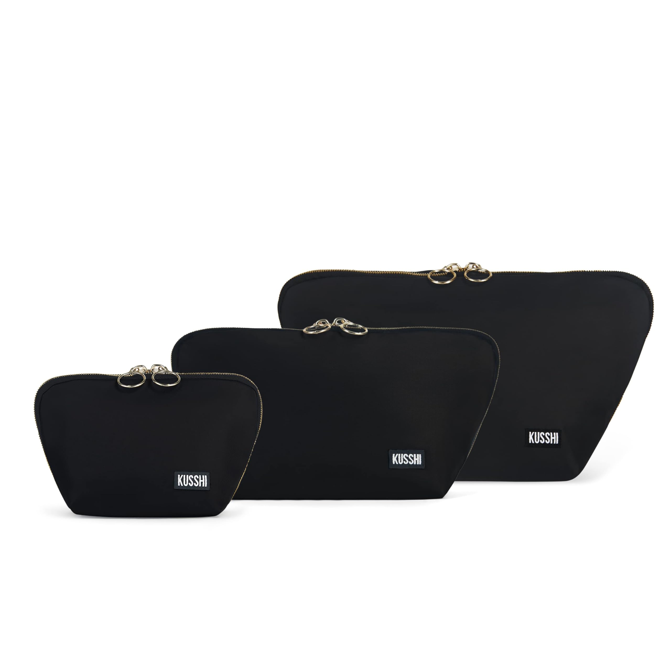 Washable Travel Makeup & Cosmetic Bag Set