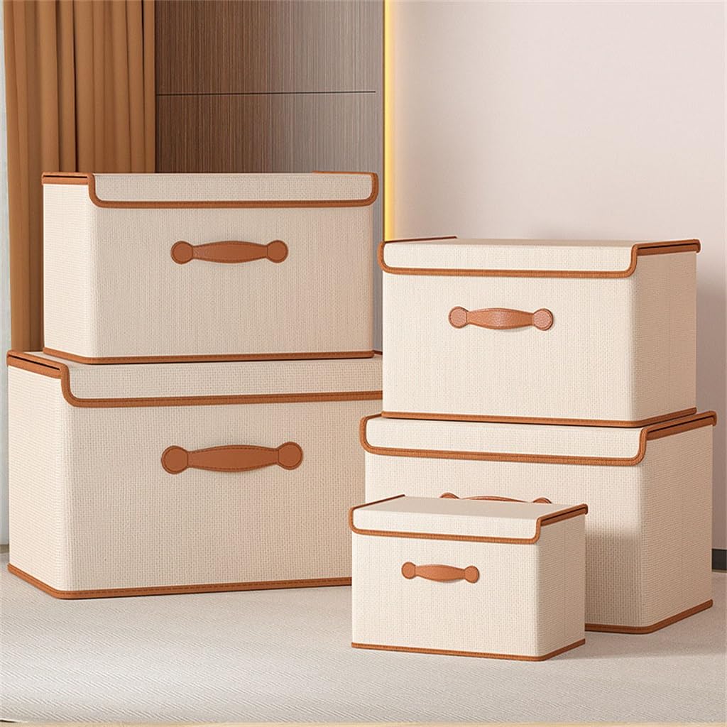 Covered Clothes Storage Box | Wardrobe Organizer