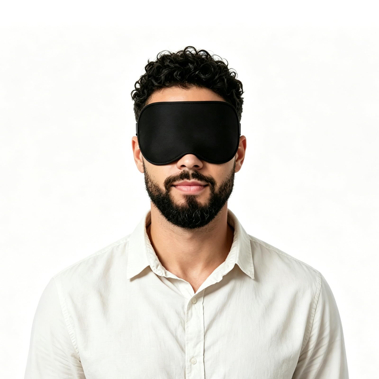 3D Contoured Sleep Mask | Breathable Adjustable Eye Mask
