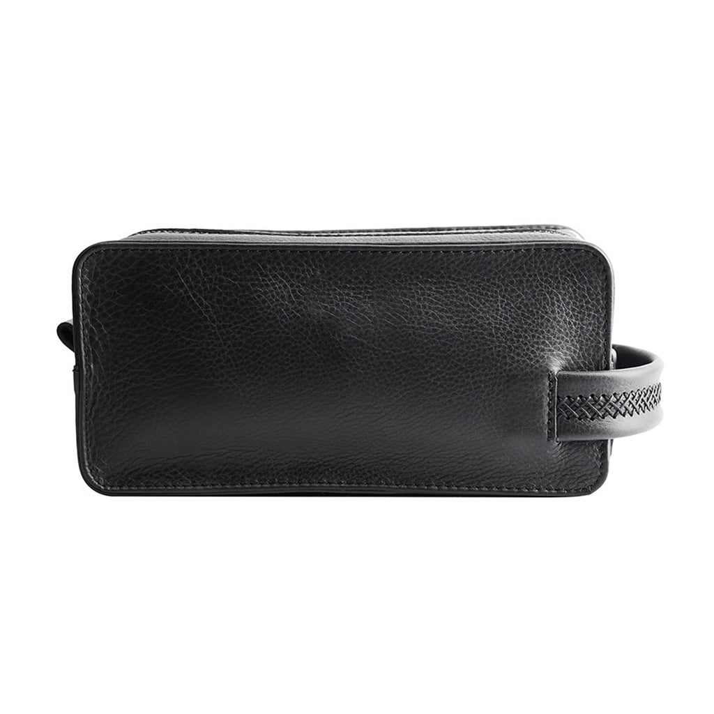Leather Hanging Toiletry Bag | Water-Resistant Travel Dopp Kit