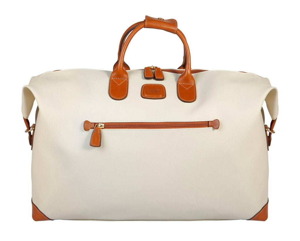 Bric's FIRENZE Cargo Duffel Bag - Luxury Travel Tote with Luggage Sleeve