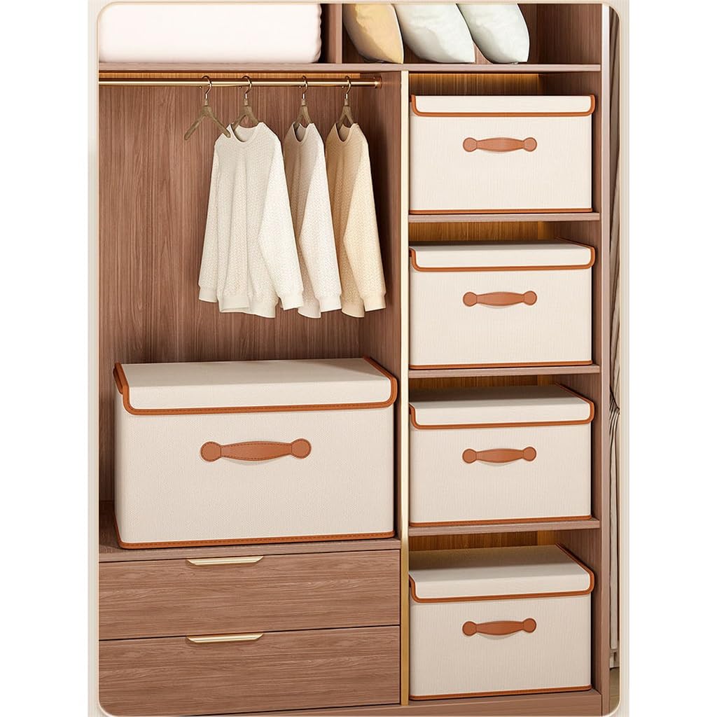 Covered Clothes Storage Box | Wardrobe Organizer