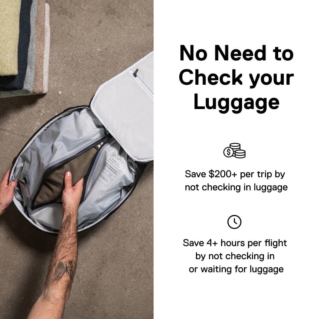 Vacuum Travel Compression Kit | Waterproof Packing Bags with USB-C Pump