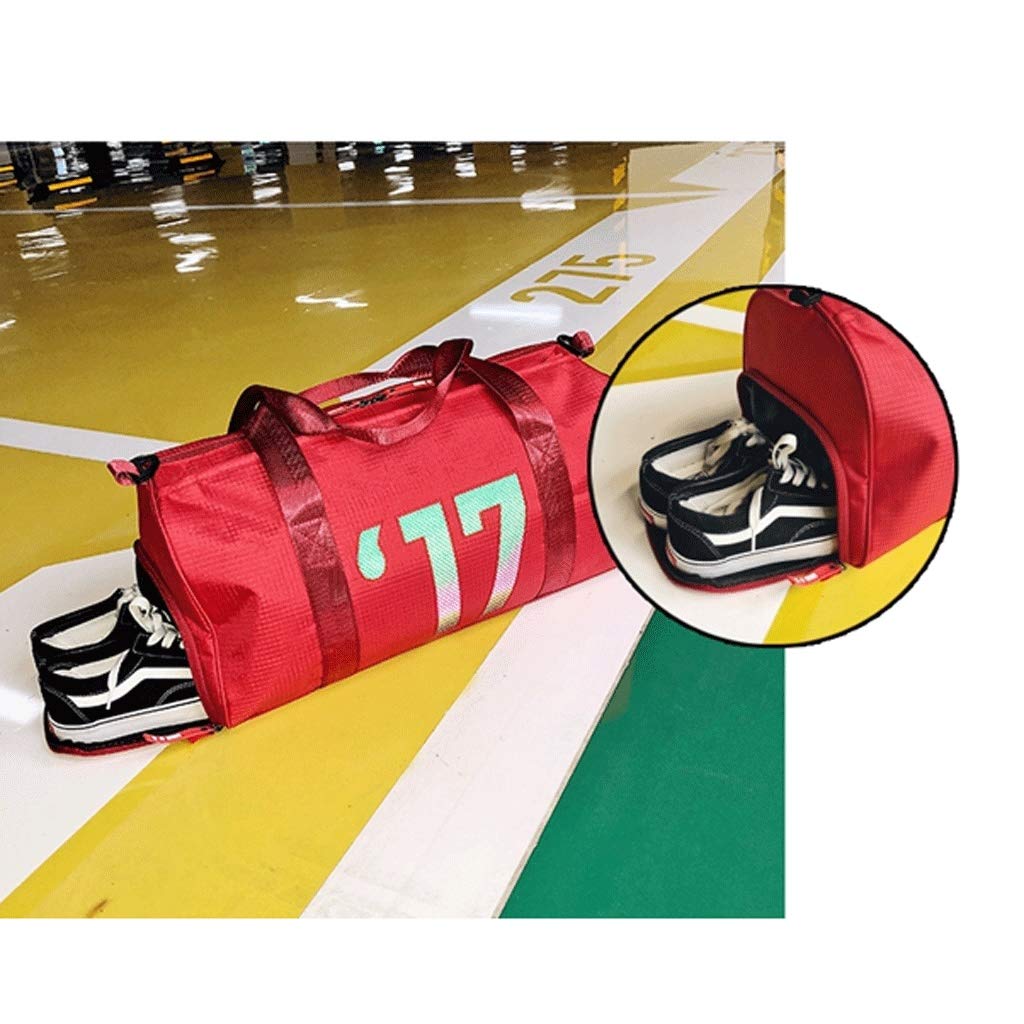 Travel Duffel Bag with Shoe Compartment | Water-Resistant Weekender Carry-On