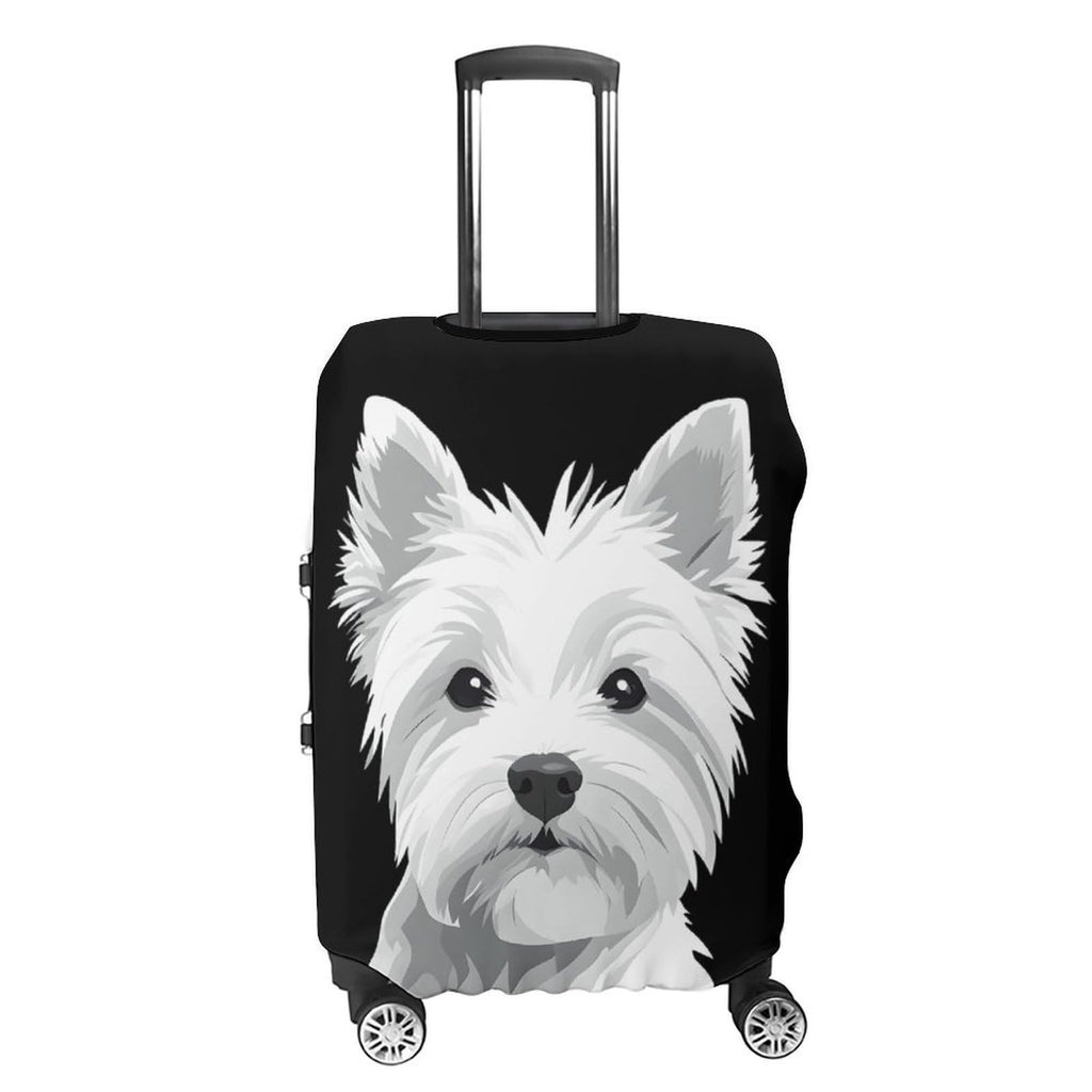 West Highland Terrier Luggage Cover | Elastic Suitcase Protector
