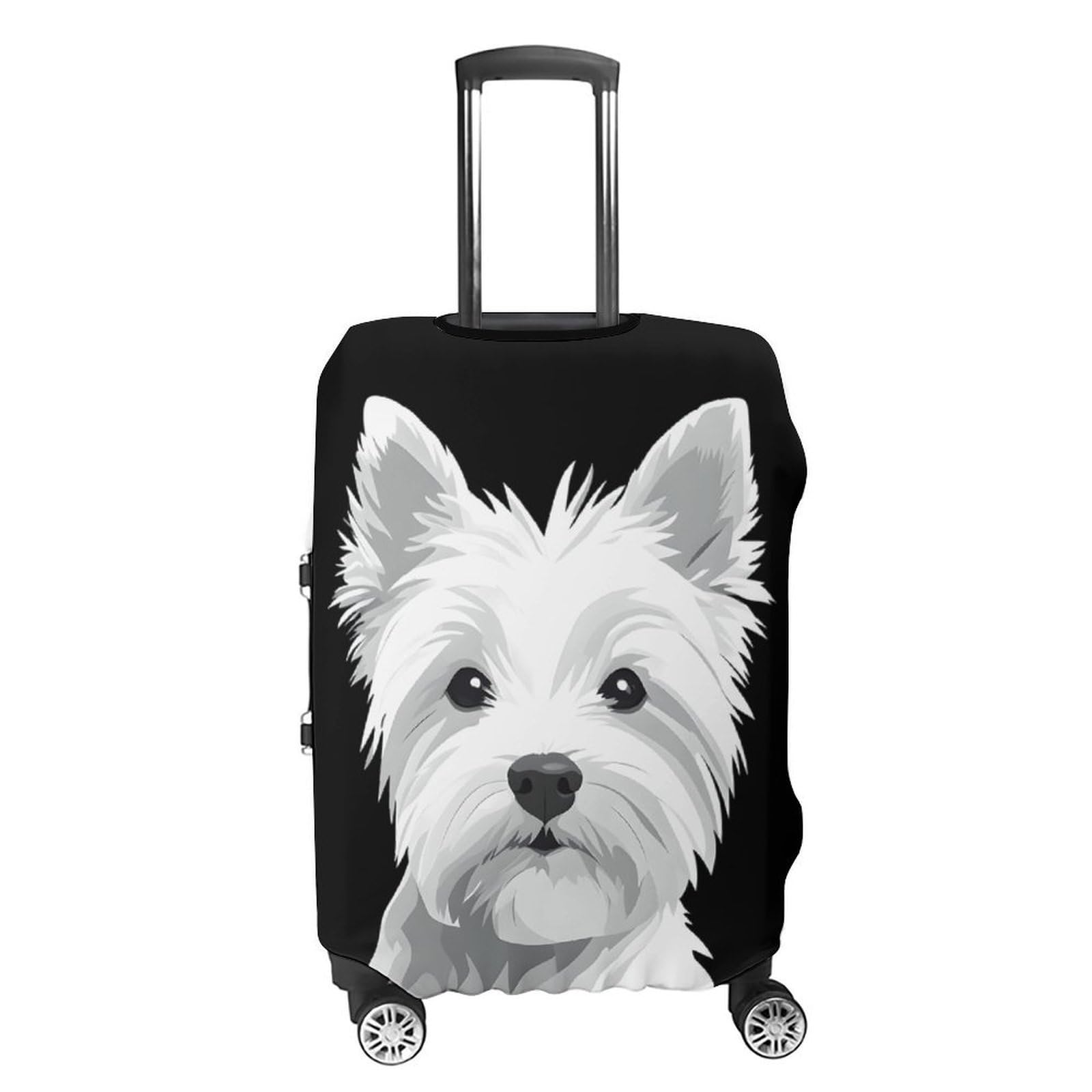 West Highland Terrier Luggage Cover | Elastic Suitcase Protector