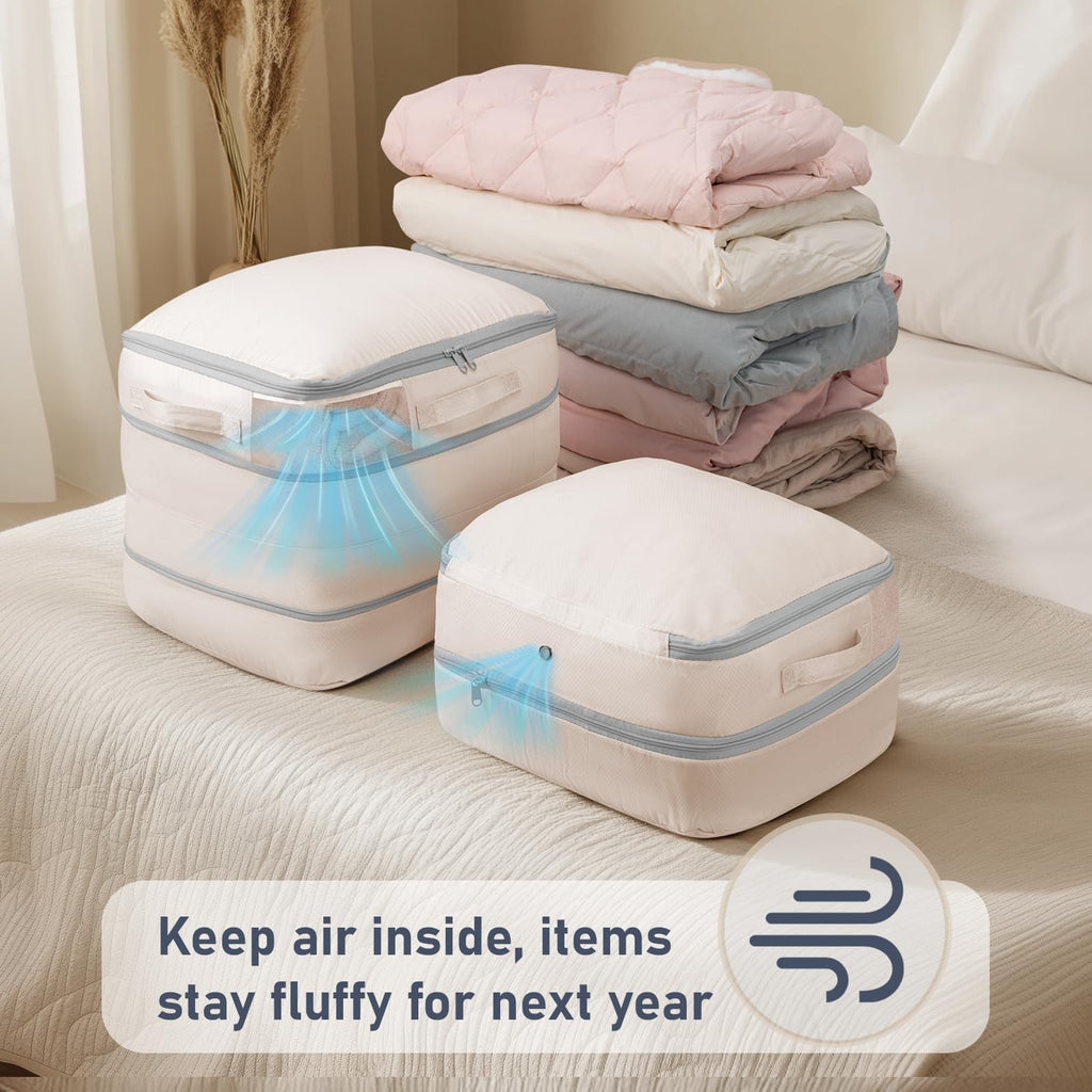 DIMJ Comforter Storage Bag