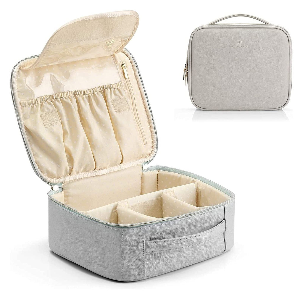 Large PU Leather Makeup & Jewelry Travel Organizer