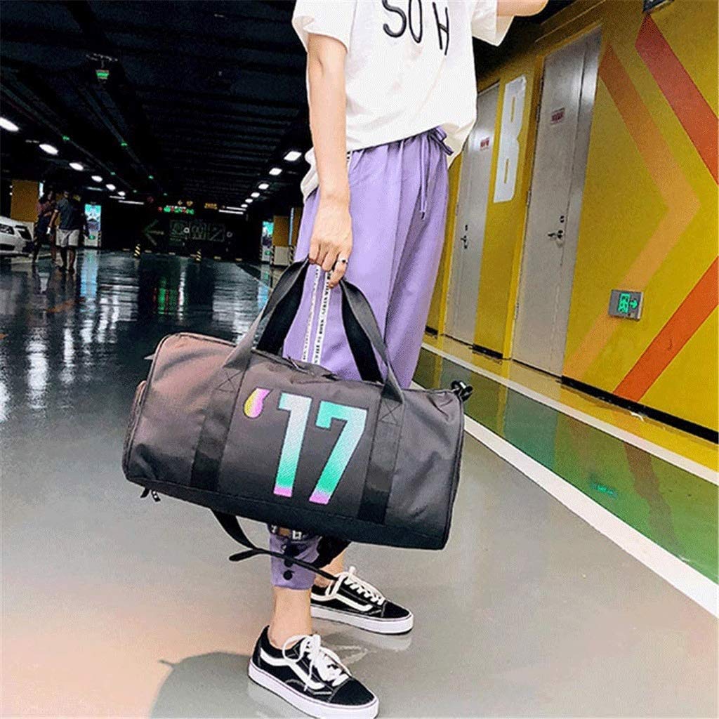 Travel Duffel Bag with Shoe Compartment | Water-Resistant Weekender Carry-On