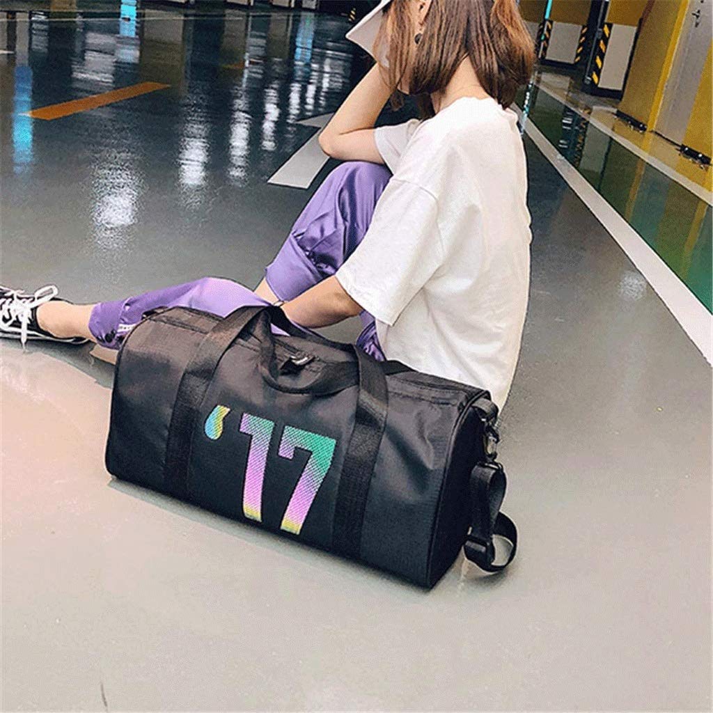 Travel Duffel Bag with Shoe Compartment | Water-Resistant Weekender Carry-On