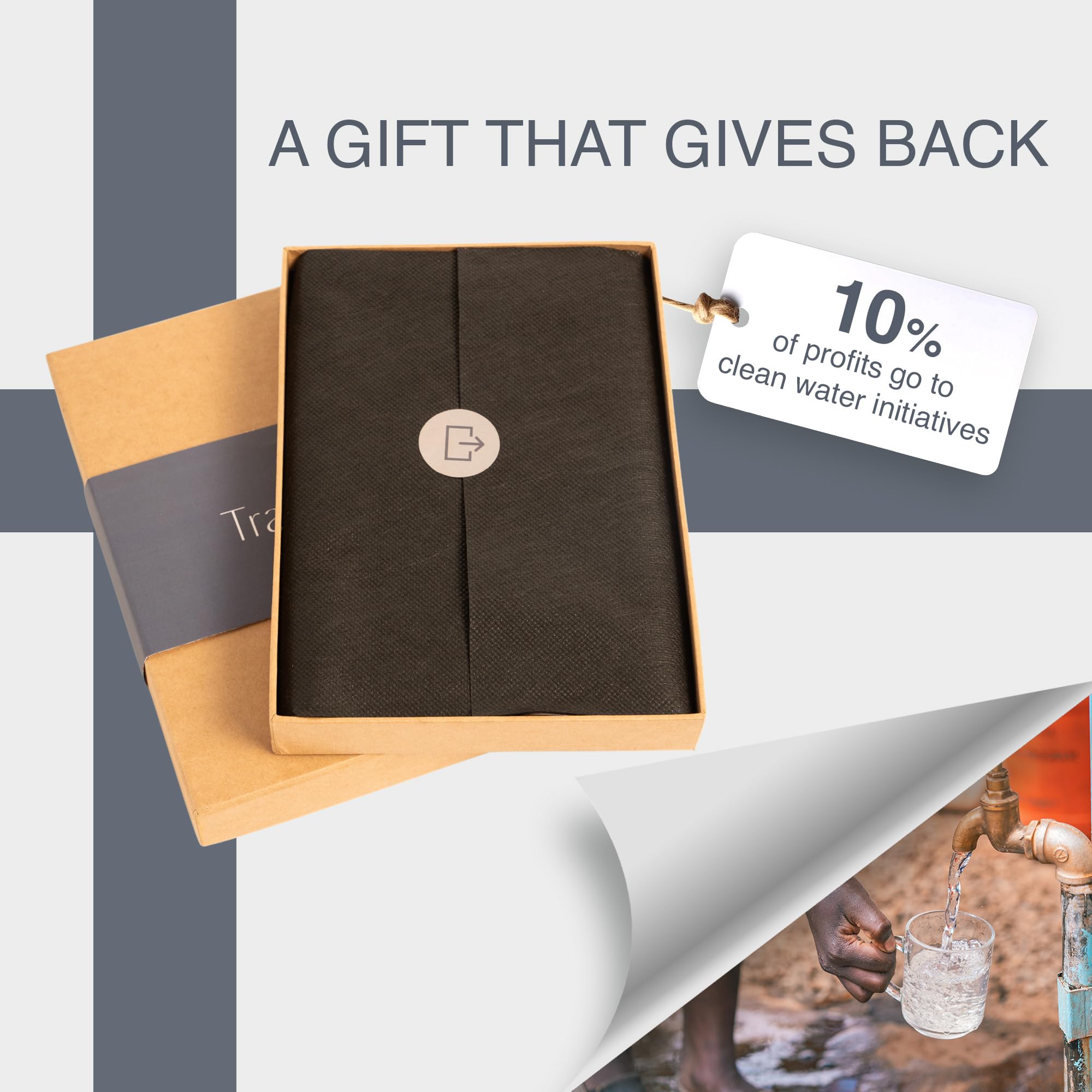 Full-Grain Leather Family Passport Holder | RFID Travel Document Organizer