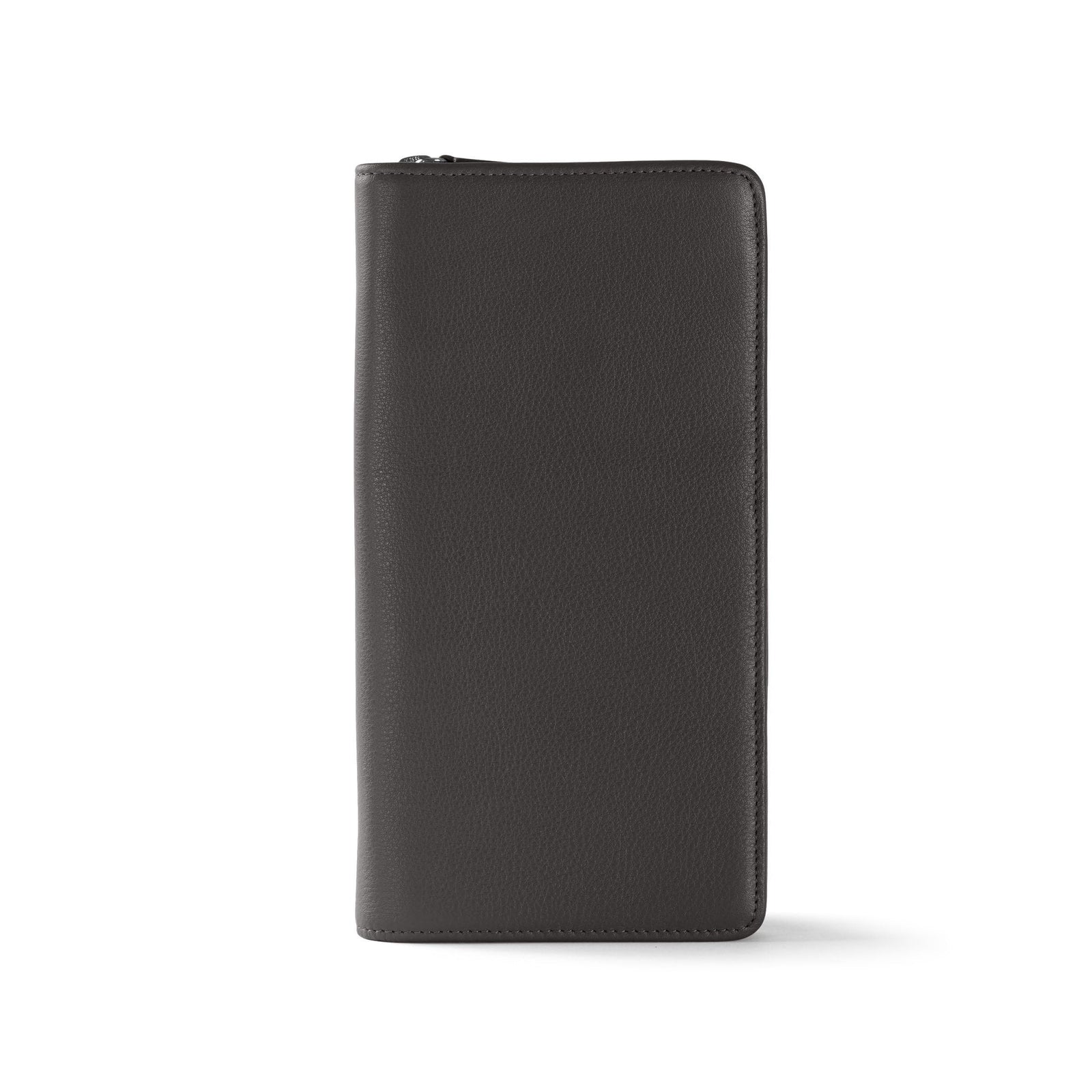Leather Travel Zip Wallet | RFID Passport & Card Organizer