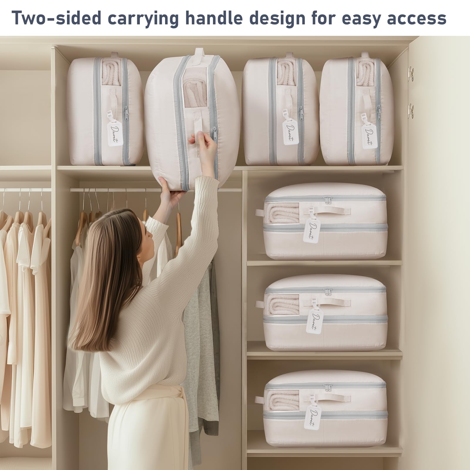 DIMJ Comforter Storage Bag