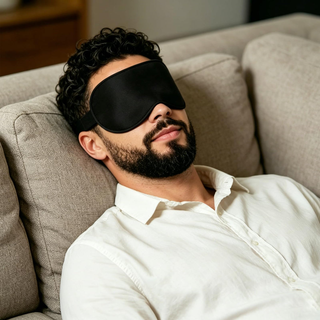 3D Contoured Sleep Mask | Breathable Adjustable Eye Mask
