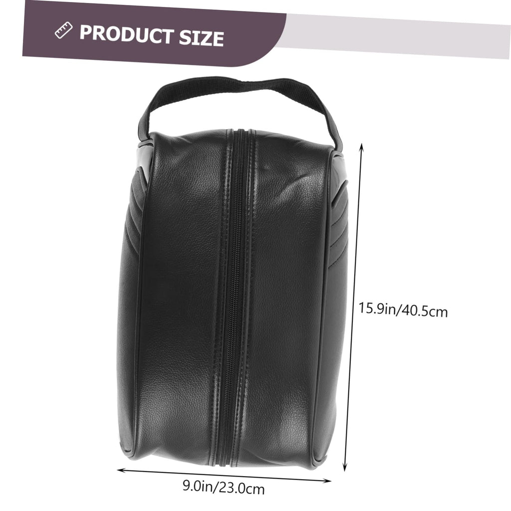 Water Resistant Leather Shoe Bag Portable Foldable for Daily Use