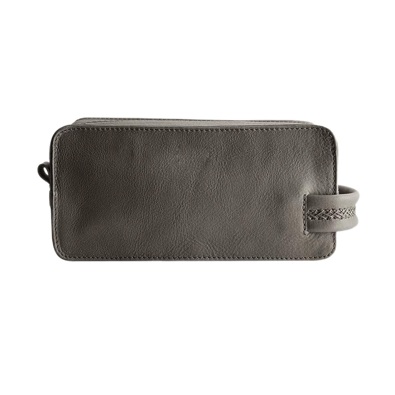 Leather Hanging Toiletry Bag | Water-Resistant Travel Dopp Kit