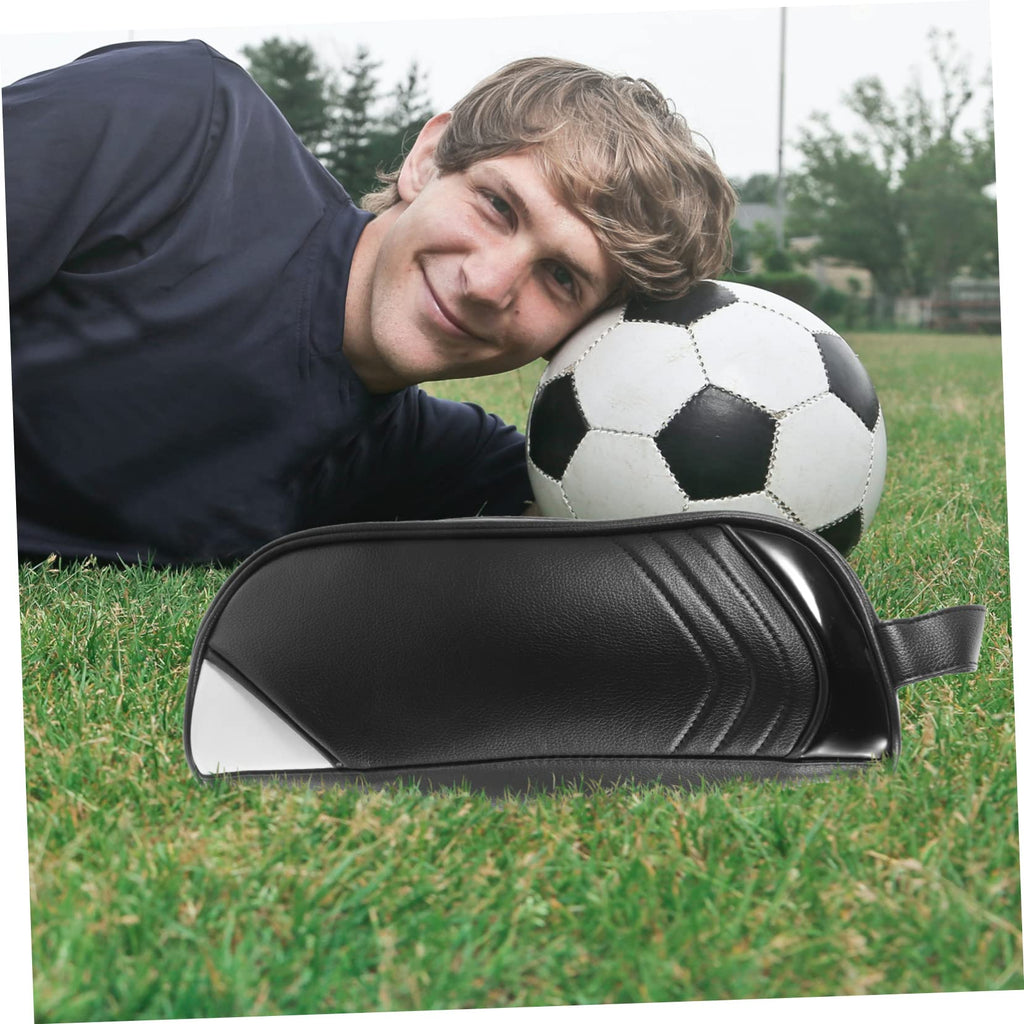 Water Resistant Leather Shoe Bag Portable Foldable for Daily Use