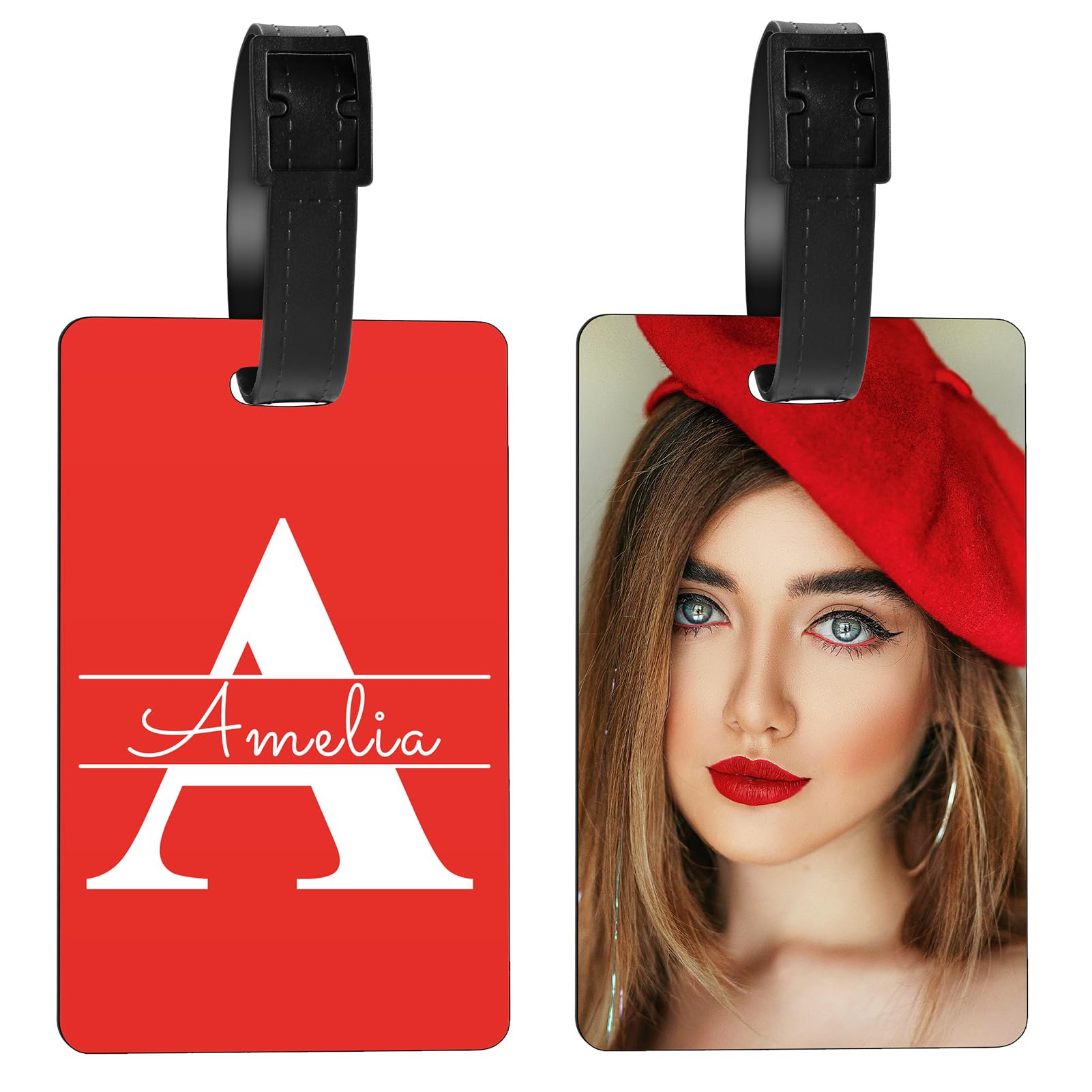 Personalized Luggage Tag | Custom Travel Bag Name Label