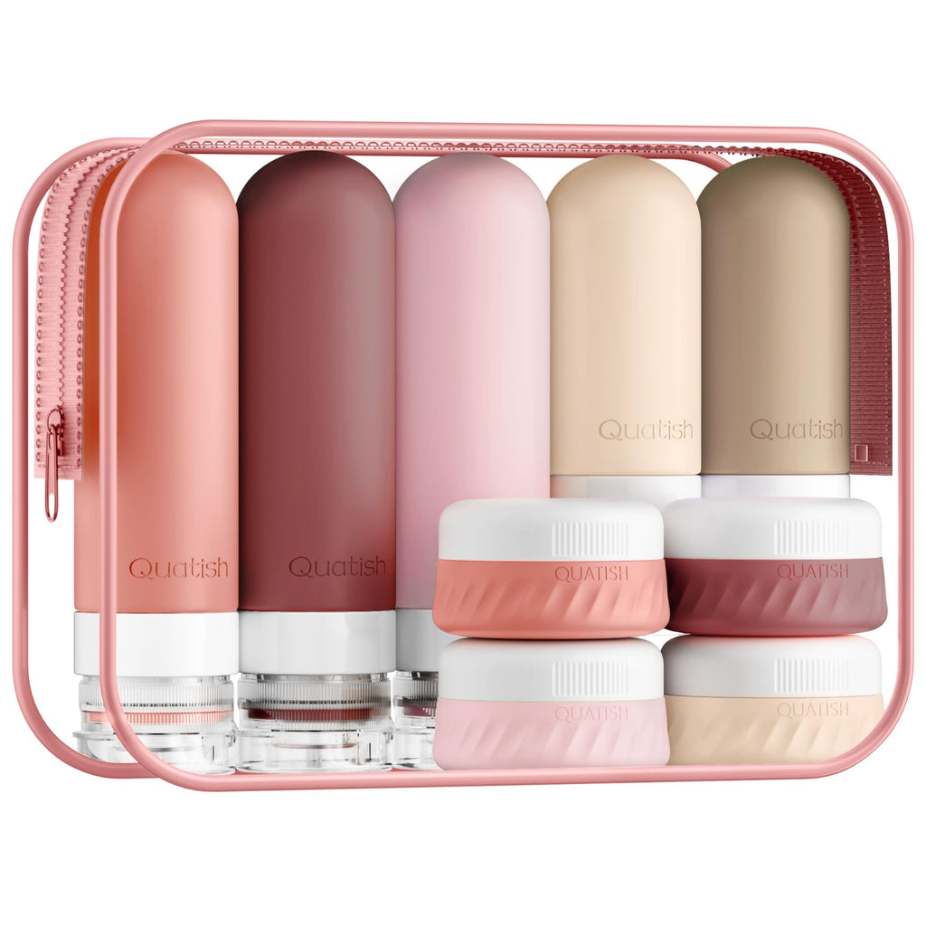 15-Piece Travel Toiletry Bottle Set | Leak-Proof Silicone Containers