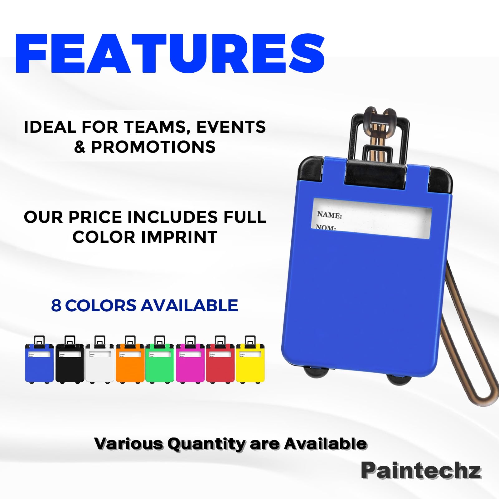 Custom Luggage Tags | Personalized Travel ID Labels