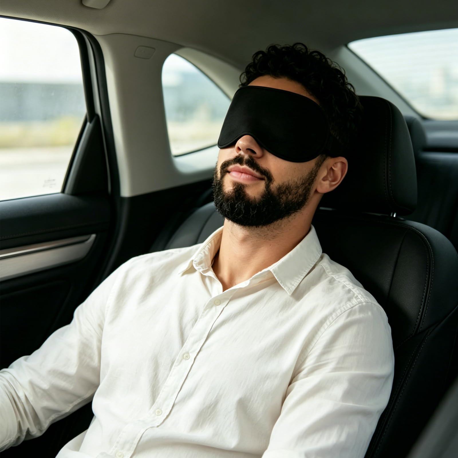 3D Contoured Sleep Mask | Breathable Adjustable Eye Mask