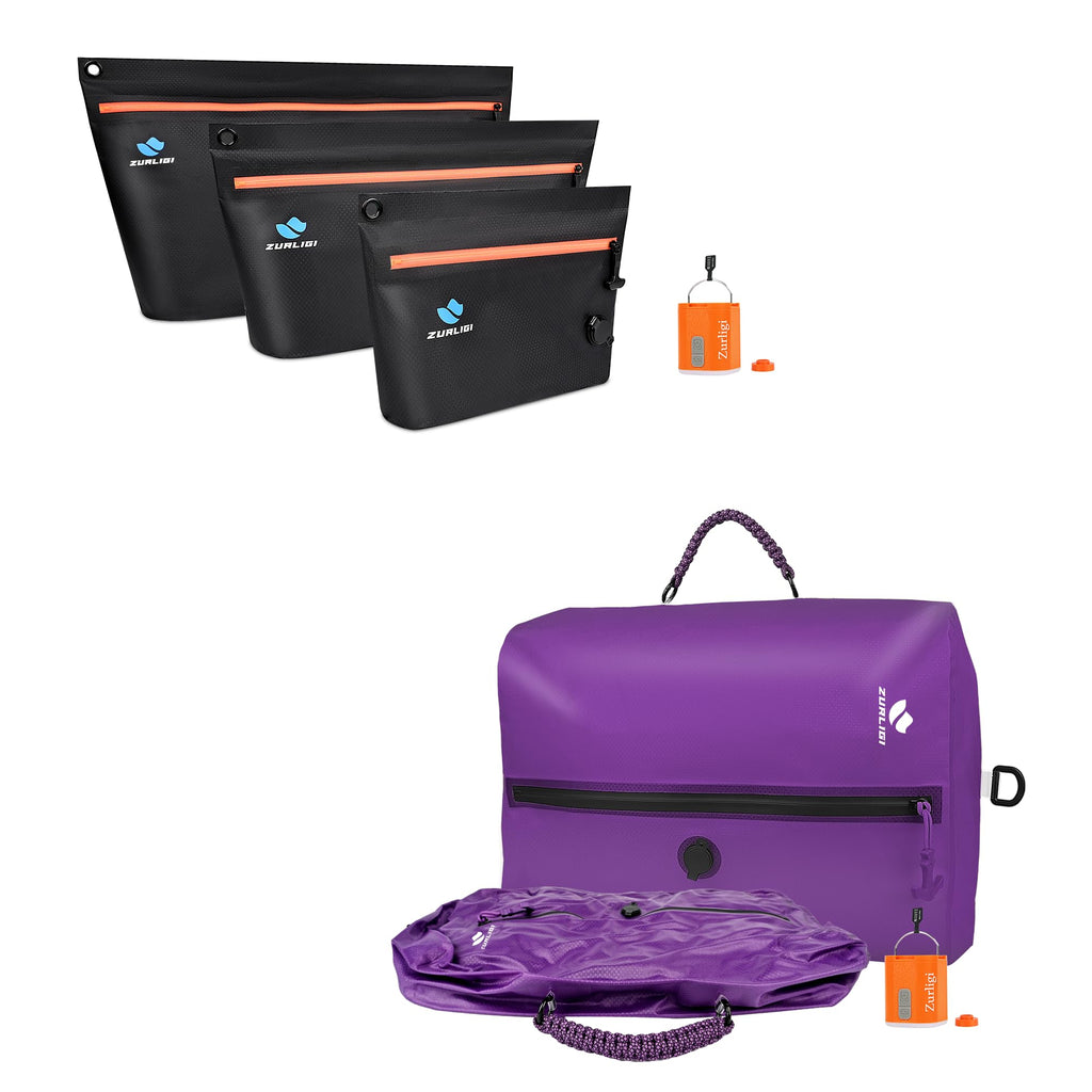 Vacuum Compression Travel Bag Kit | Mini Pump & Packing Cubes