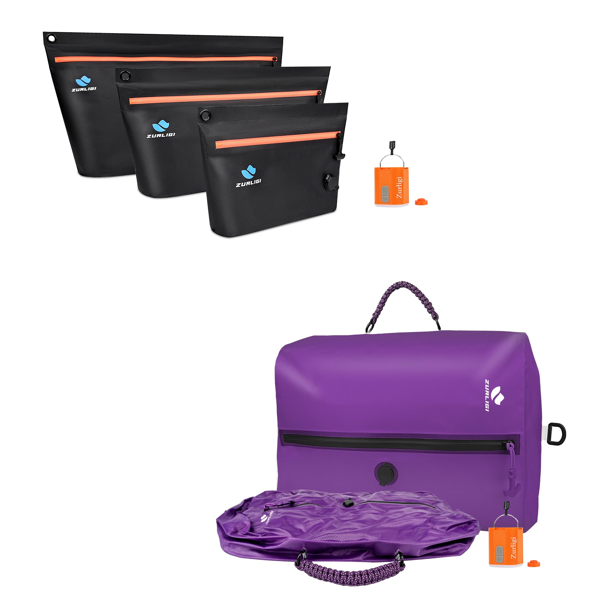 Vacuum Compression Travel Bag Kit | Mini Pump & Packing Cubes