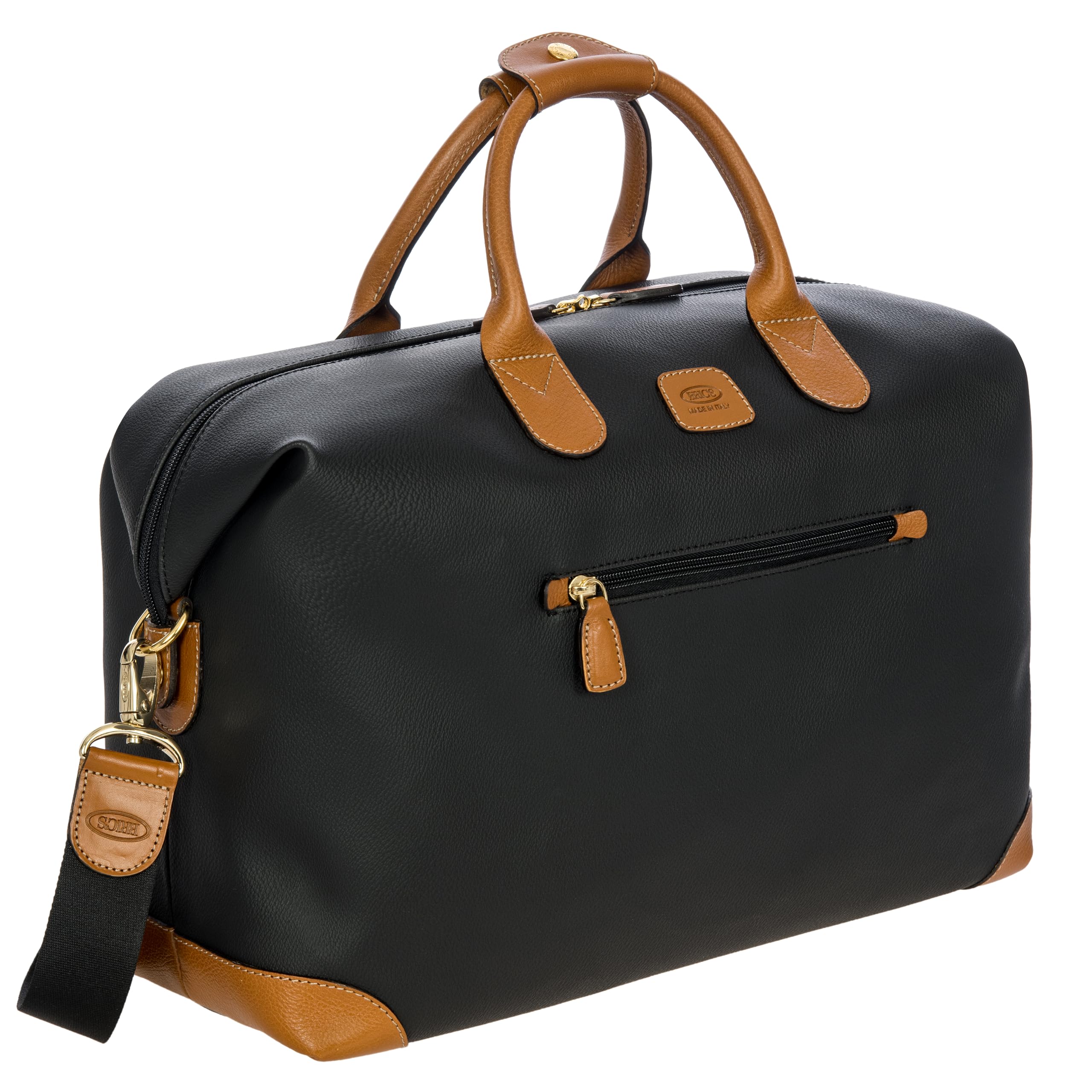 Bric's FIRENZE Cargo Duffel Bag - Luxury Travel Tote with Luggage Sleeve
