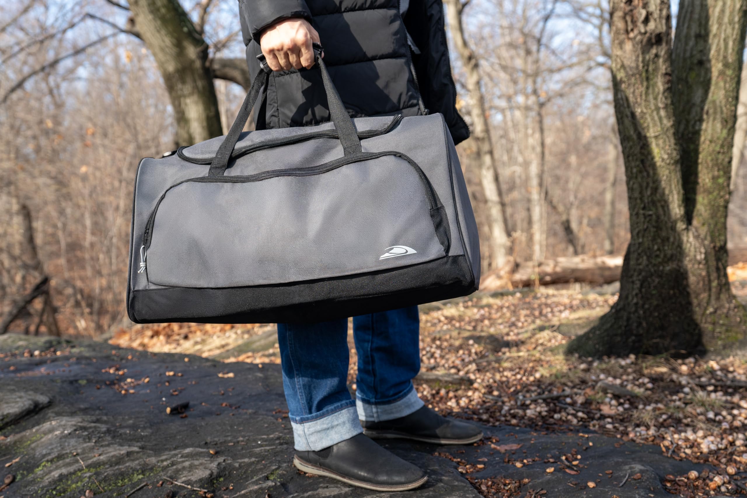 55L Lightweight Canvas Duffle Bag | Travel & Sports