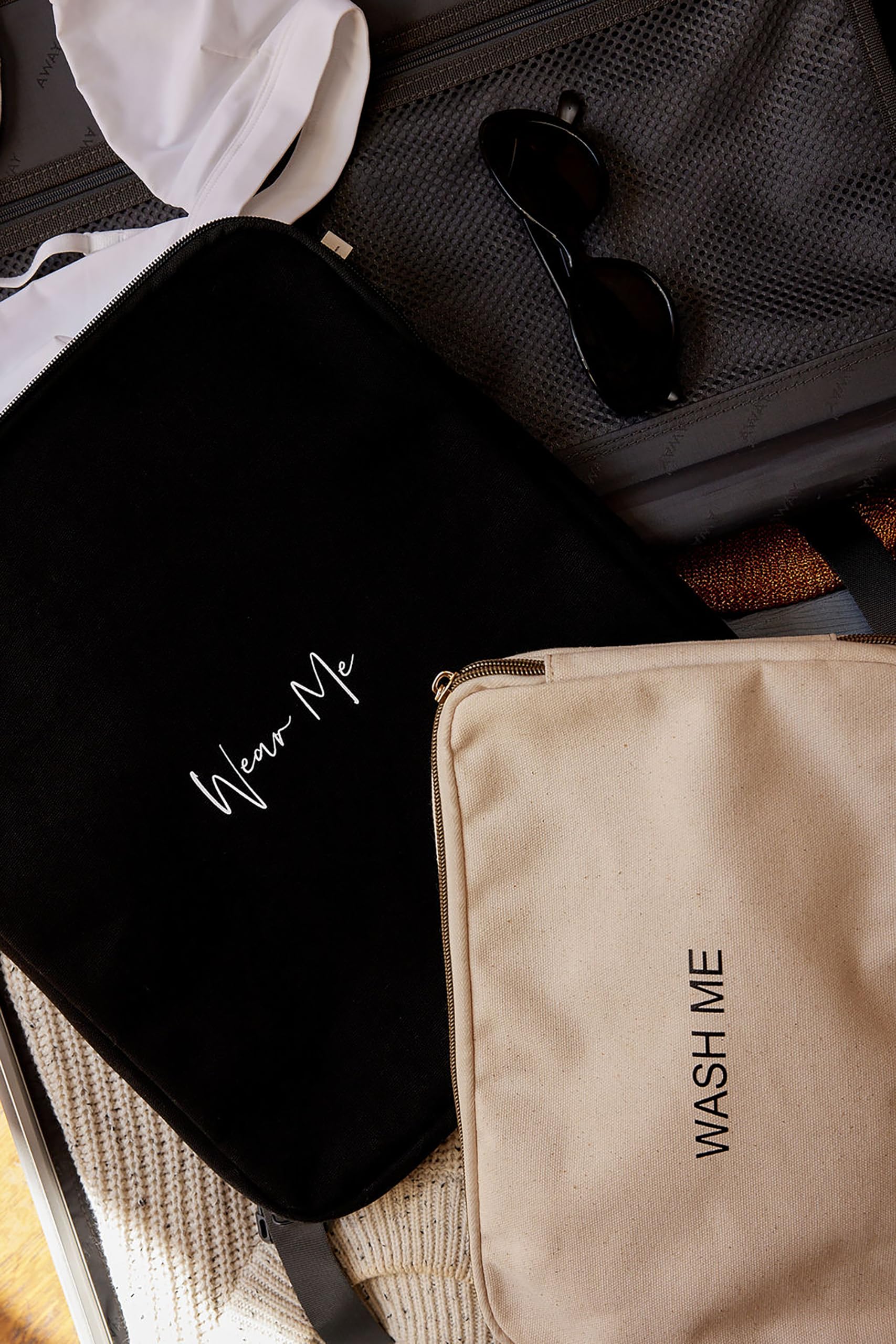 Two-Sided Travel Laundry Bag