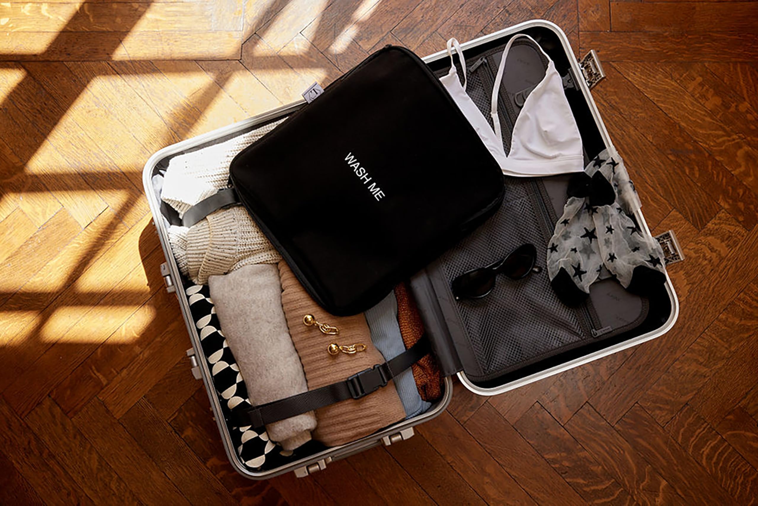 Two-Sided Travel Laundry Bag