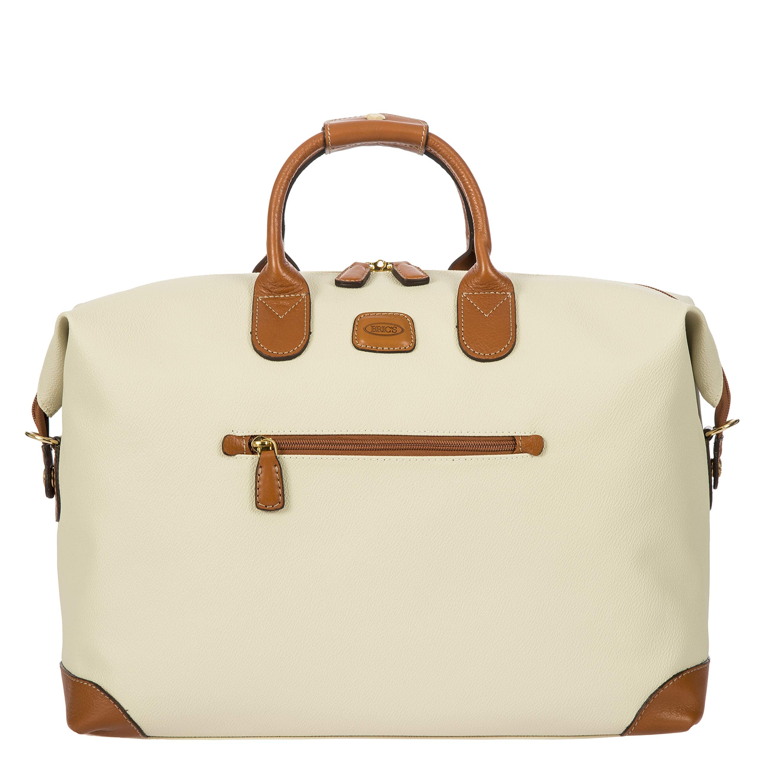 Bric's FIRENZE Cargo Duffel Bag - Luxury Travel Tote with Luggage Sleeve