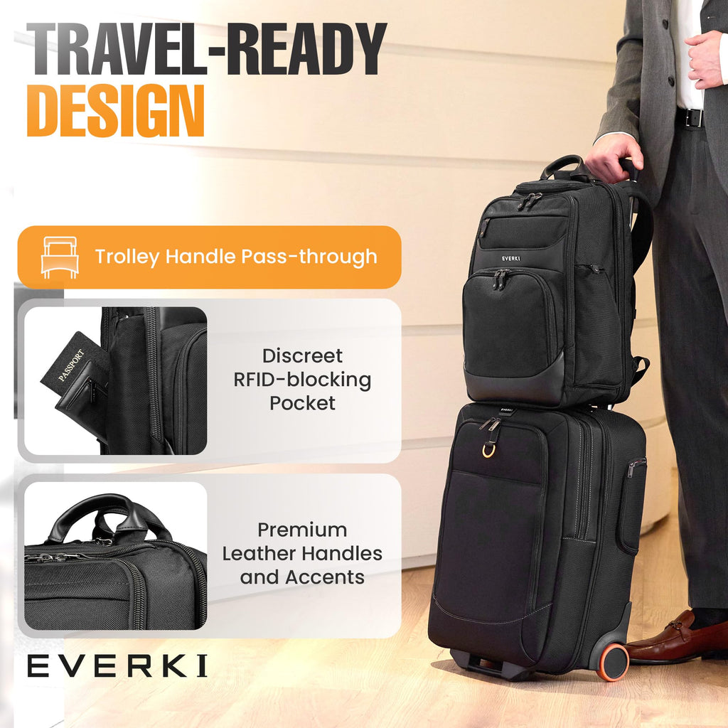 Everki Onyx Premium Business Executive Laptop Backpack