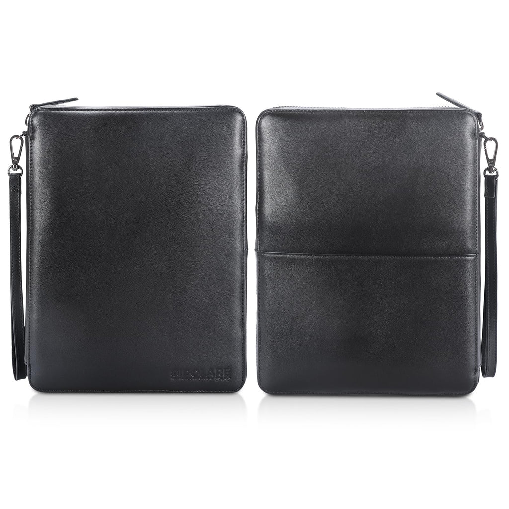 Full-Grain Leather Travel Tech Organizer | Cable & Electronics Storage Case