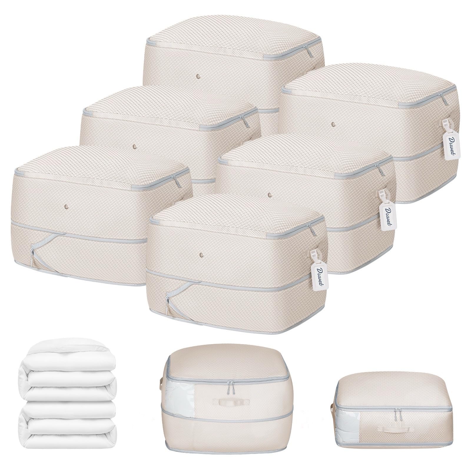 DIMJ Comforter Storage Bag
